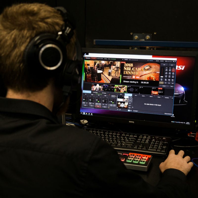 Live streaming-behind the scenes at the NBL - CMS Australasia